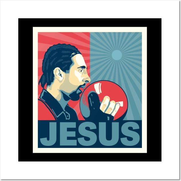 Barack Quintana - Obama Style The Jesus Hope Design Wall Art by GIANTSTEPDESIGN